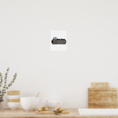 Duitse Korthaar Pointer Barnhunt Sticker Poster (Keuken)