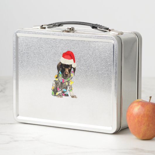 Duitse Korthaar Pointer Christmas Design (In situ)