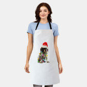 Duitse Korthaar Pointer Christmas Design Schort (Gedragen)