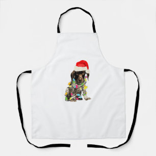 Duitse Korthaar Pointer Christmas Design Schort