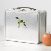 Duitse Korthaar Pointer _ Hond Camouflage Silhouet (In situ)