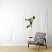 Duitse Korthaar Pointer _ Hond Camouflage Silhouet Wandkleed (In Situ (horizontaal))