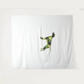 Duitse Korthaar Pointer _ Hond Camouflage Silhouet Wandkleed (Voorkant (horizontaal))