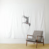 Duitse Korthaar Pointer I GSP Dog Mom I Love Hear Wandkleed (In Situ (horizontaal))