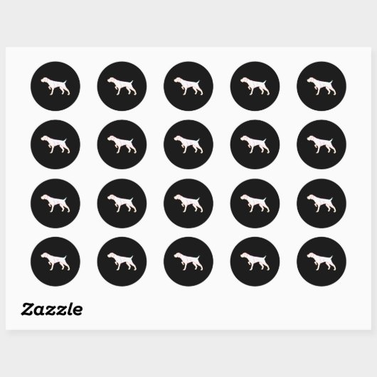 Duitse Korthaar Pointer Sticker (Vel)