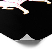 Duitse Korthaar Pointer Sticker Poster (Hoek)