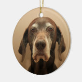Duitse Korthaired pointer kerst ornament (Links)