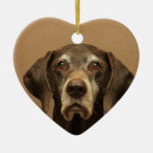 Duitse Korthaired pointer kerst ornament (Voorkant)