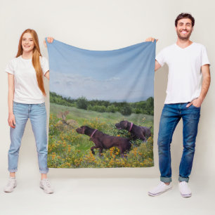 Duitse Korthals Fleece Deken