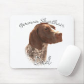 Duitse kortharige aanwijzer Dad 2 Muismat (Met muis)