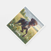 Duitse kortharige aanwijzer hardlopen servet (Hoek)