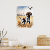 Duitse kortharige aanwijzer - Hond Art Print (Keuken)