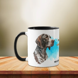 Duitse kortharige aanwijzer hond loyale vriend mok