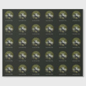 Duitse kortharige aanwijzer, jacht logo cadeaupapier (Vlak)