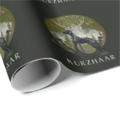 Duitse kortharige aanwijzer, jacht logo cadeaupapier (Rol Hoek)