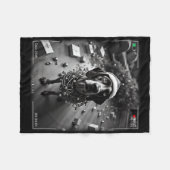 Duitse kortharige kerstwijzer gevangen op cam fleece deken (Voorkant (Horizontaal))