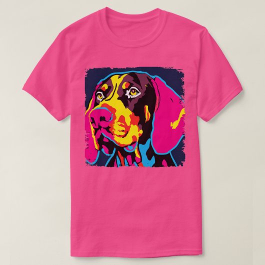 Duitse kortharige Pointer Art Hondenliefhebber Gif T-shirt (Design voorkant)