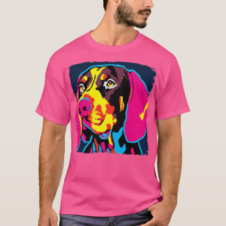 Duitse kortharige Pointer Art Hondenliefhebber Gif T-shirt