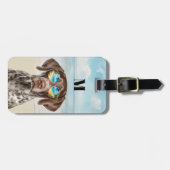 Duitse Kortharige Pointer Bagagelabels (Voorkant horizontaal)