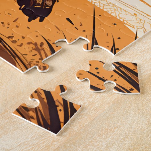 Duitse kortharige pointer bij een strand legpuzzel (Zijkant)