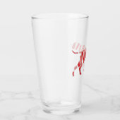 DUITSE KORTHARIGE POINTER - Christmas Candy Cane Glas (Rechts)