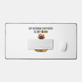 Duitse Kortharige Pointer Dog - Halloween Moon Si Bureaumat (Keyboard & Muis)