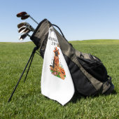 Duitse Kortharige Pointer Dog - Halloween Moon Si Golfhanddoek (Groen)