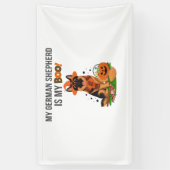 Duitse Kortharige Pointer Dog - Halloween Moon Si Spandoek (Verticaal)