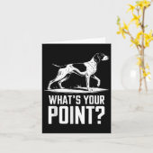 Duitse Kortharige Pointer Dog Wat uw punt GS Kaart (Gele Bloem)