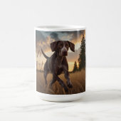 Duitse Kortharige Pointer Elegante Koffie Mok (Center)