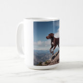 Duitse Kortharige Pointer Elegante Koffie Mok (Voorkant links)