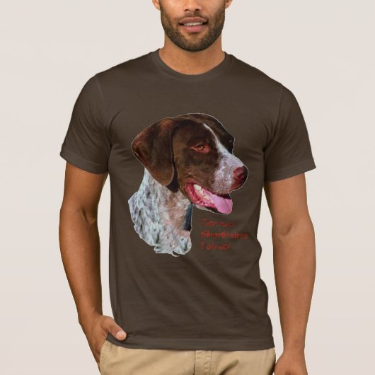 Duitse kortharige pointer geschenken kleding t-shirt (Voorkant)