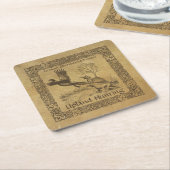 Duitse kortharige pointer, hoogland jacht kartonnen onderzetters (Schuin)