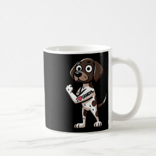 Duitse Kortharige Pointer I Love Grandpa Funny Do Koffiemok