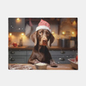 Duitse kortharige pointer kerstkoekjes deurmat (Voorkant)