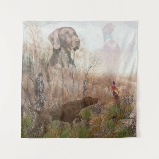 Duitse Kortharige Pointer, kurzhaar Tapestry Wandkleed (Voorkant)