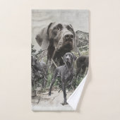 Duitse kortharige pointer liefhebbers bad handdoek (Handdoek)
