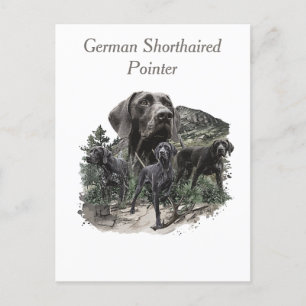 Duitse kortharige pointer liefhebbers briefkaart