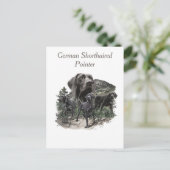 Duitse kortharige pointer liefhebbers briefkaart (Staand voorkant)