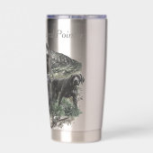 Duitse kortharige pointer liefhebbers geïsoleerde drinkbeker (Achterkant)