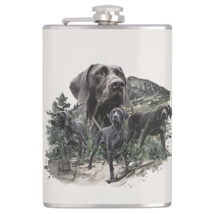 Duitse kortharige pointer liefhebbers heupfles