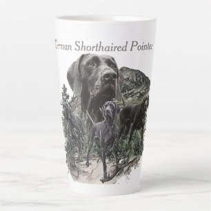 Duitse kortharige pointer liefhebbers latte mok