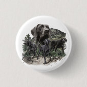 Duitse kortharige pointer liefhebbers ronde button 3,2 cm (Voorkant)