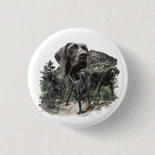 Duitse kortharige pointer liefhebbers ronde button 3,2 cm