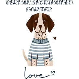 Duitse Kortharige Pointer Love T-shirt