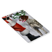 Duitse kortharige pointer met Kerstmis Magneet (Rechterzijde)