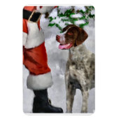 Duitse kortharige pointer met Kerstmis Magneet (Verticaal)