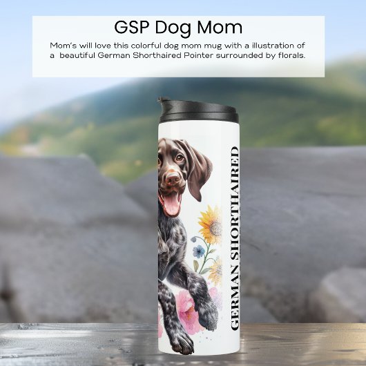 Duitse Kortharige Pointer Mom Bewerkbaar Thermosbeker