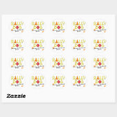 Duitse kortharige pointer rally hond ronde sticker (Vel)