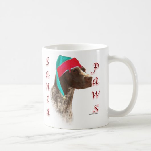 Duitse kortharige pointer Santa Paws Koffiemok (Rechts)